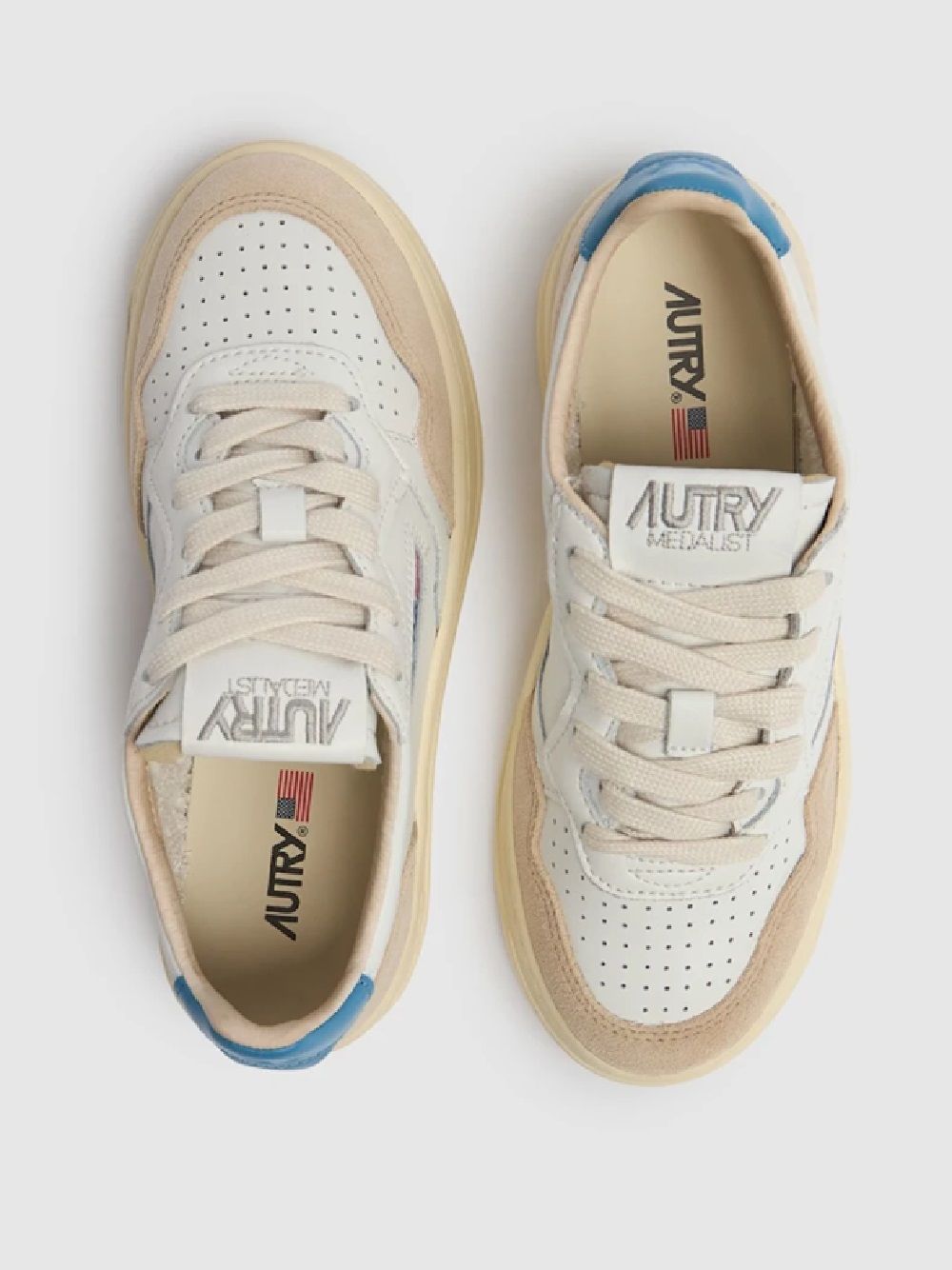 Autry FW25 Medalist Low: Premium Leather Sneakers for Men